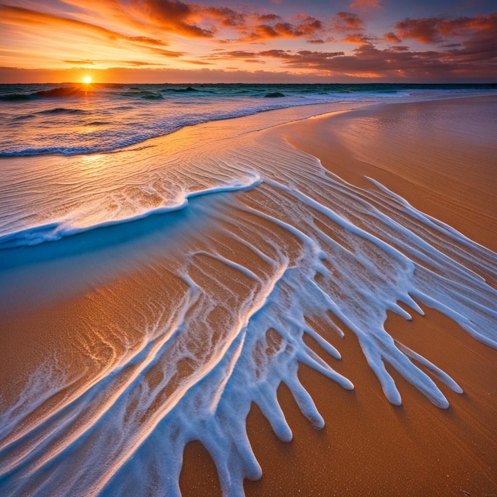Ningaloo Coast Sunset: Western Australia Beach Photograph