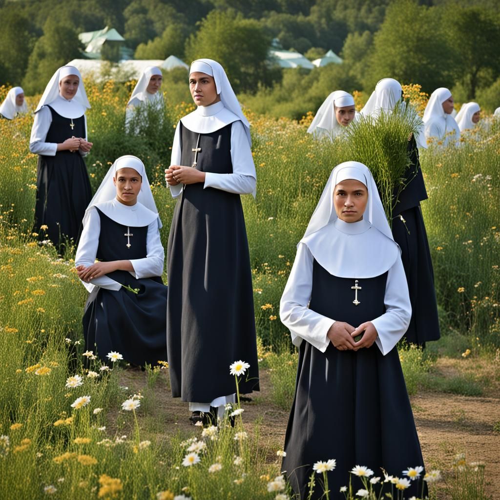 Women are all around us.....the YOUNG NUNS...THESE ARE FEW