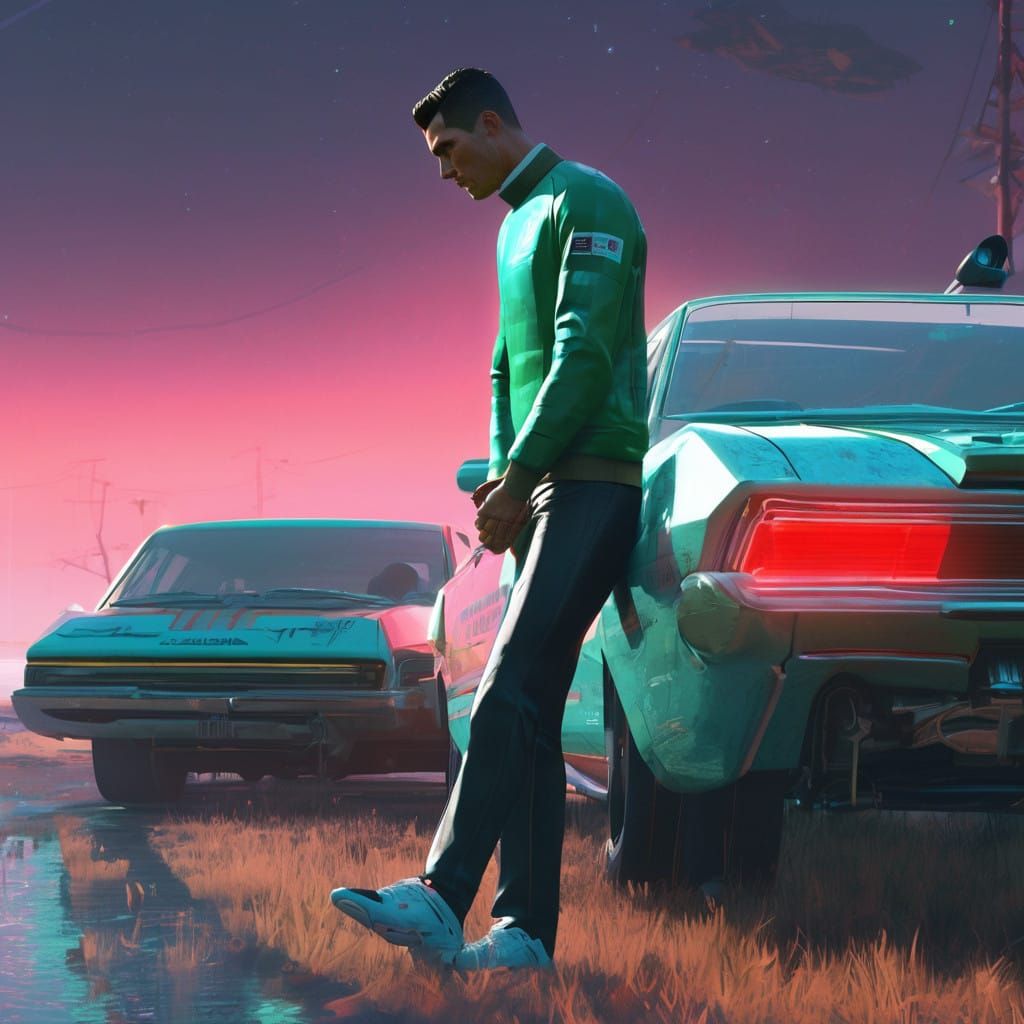 Cristiano Ronaldo and Pregnant Wife Embrace in High-Tech Jer...