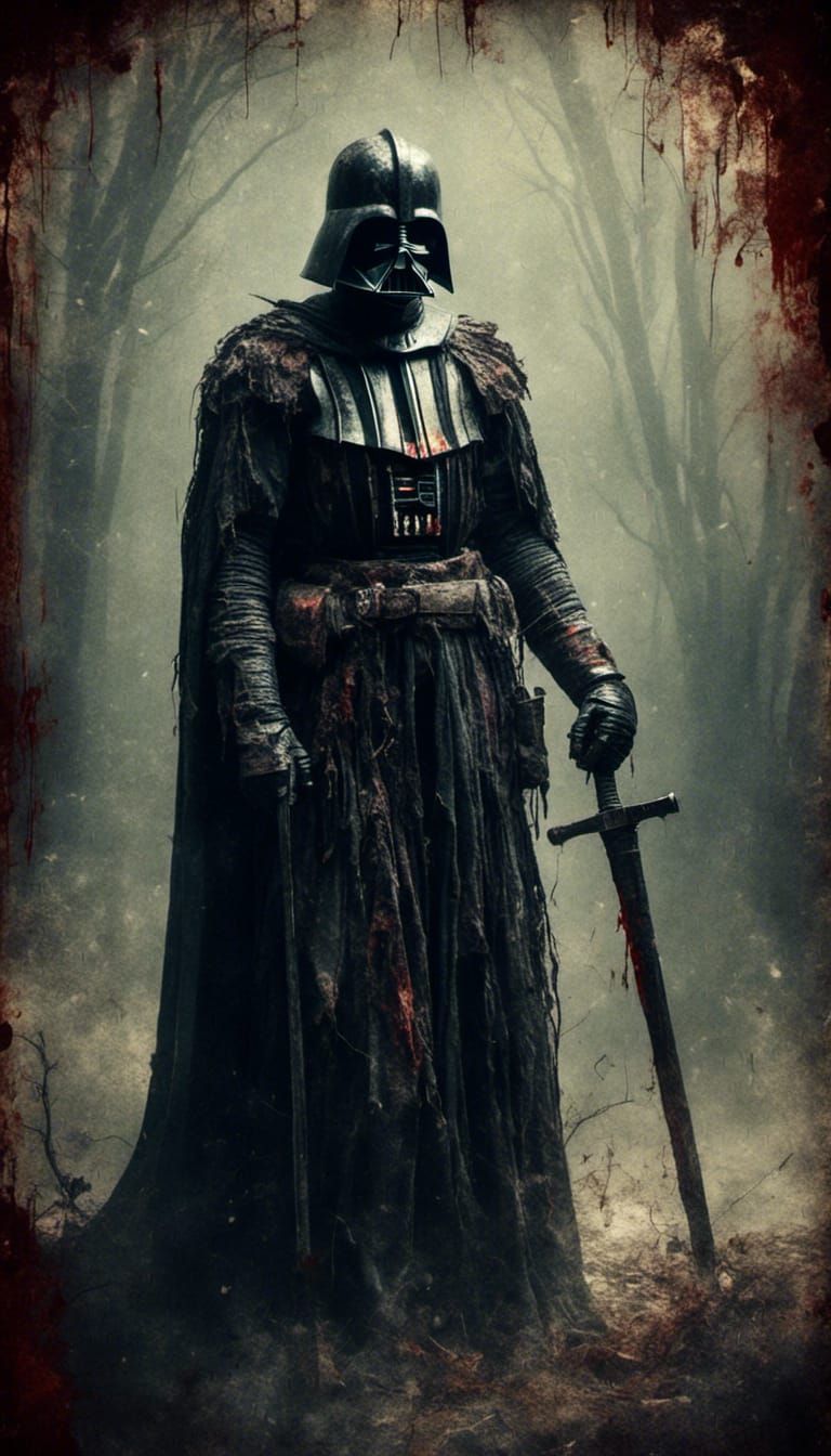 Macabre Darth Vader Knight Reimagining