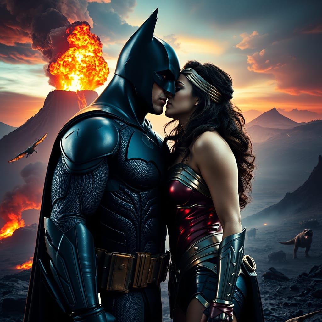 Prehistoric Epic Romance: Batman and Wonder Woman in a Cinem...