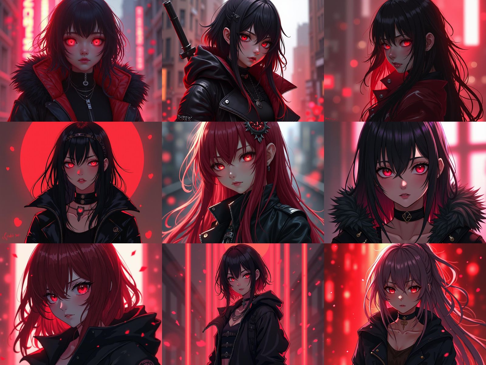 Girl in Code Vein and Scarlet Nexus Style
