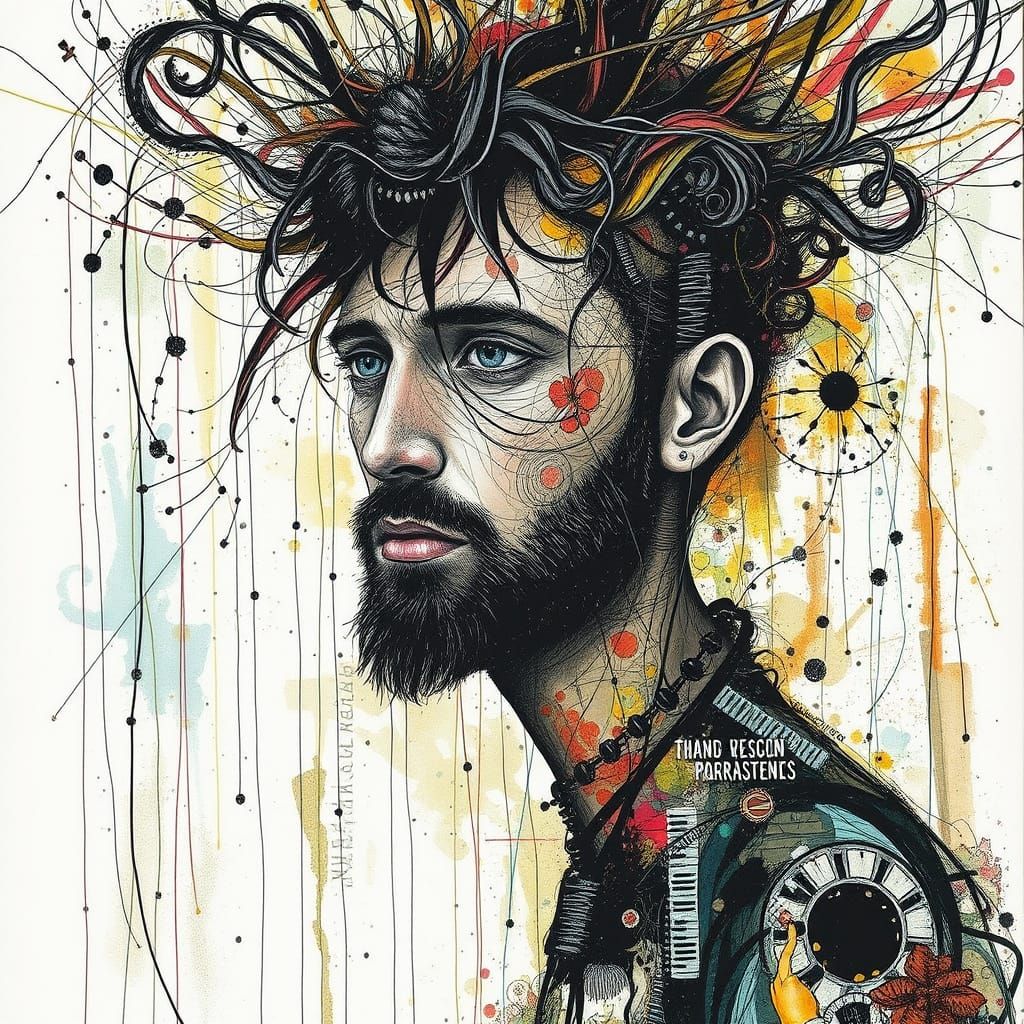 Magnum Opus by Master Illustrators in Mixed Media Style