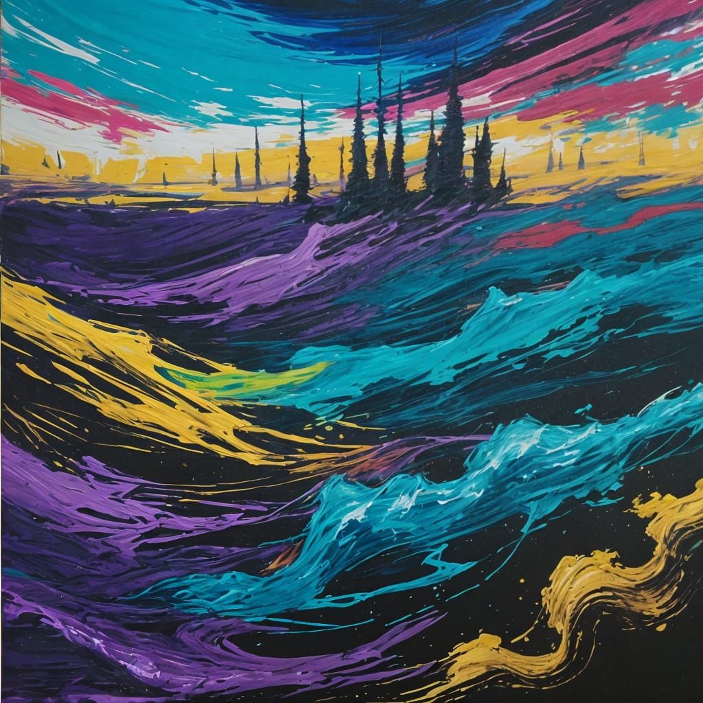 AI Image of the Word Wow