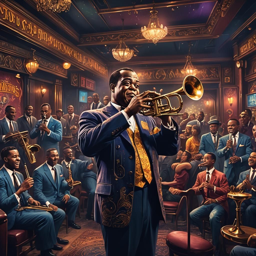 Louis Armstrong in New Orleans: Fantasy Concept Art