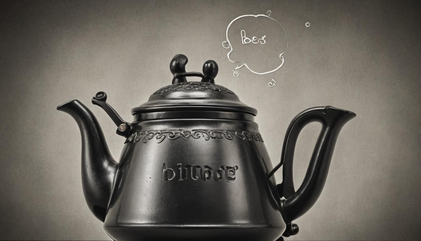 Hyperrealistic Coffee Pot Speaks: Black And Bitter