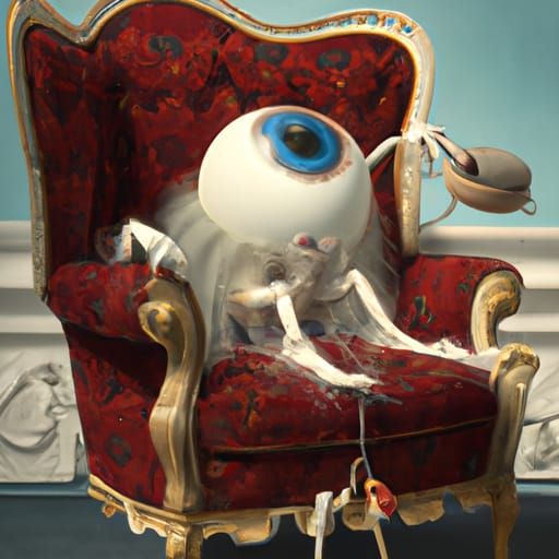 Surreal Eyeball Monster Knits Eyelashes