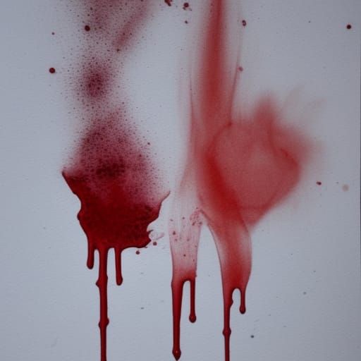 Simple AI Image of Blood