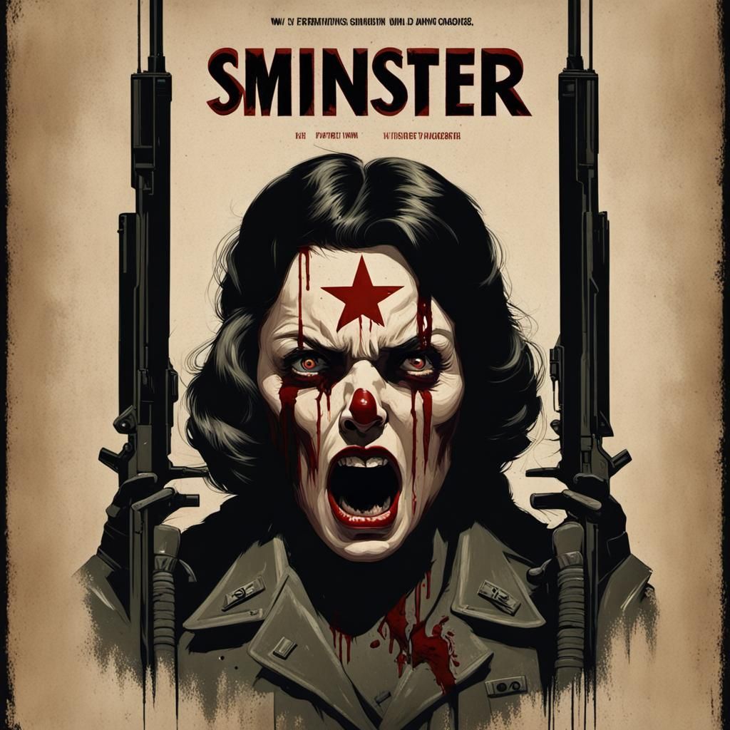 Terrifying Grindhouse WW2 Movie Poster