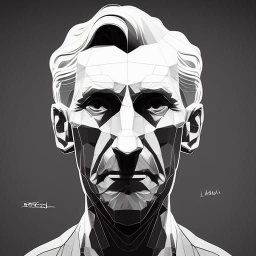 Dystopian Portrait in Hyperdetailed Style