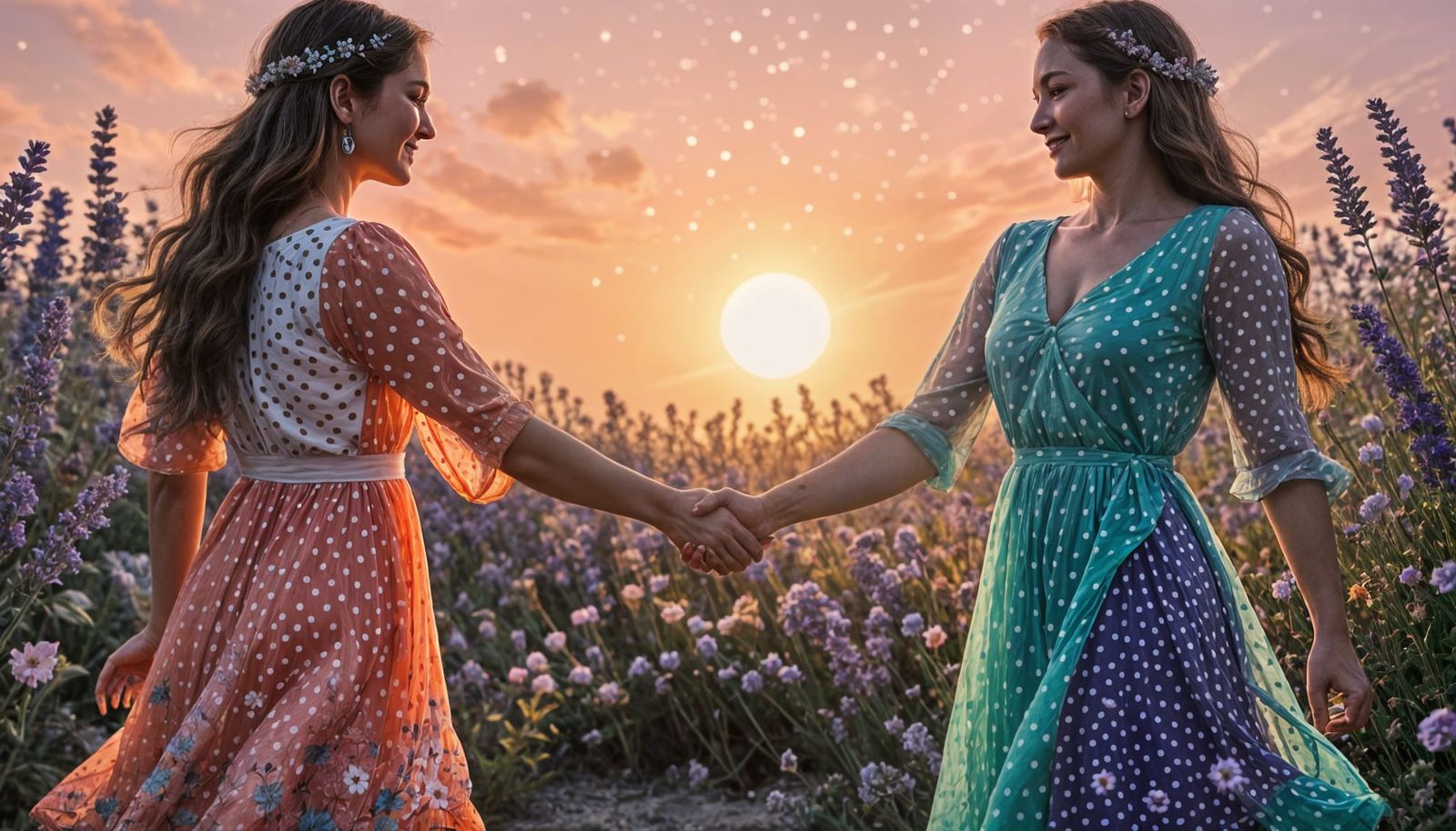 Sisters United: A Vibrant Scene of Joyful Connection