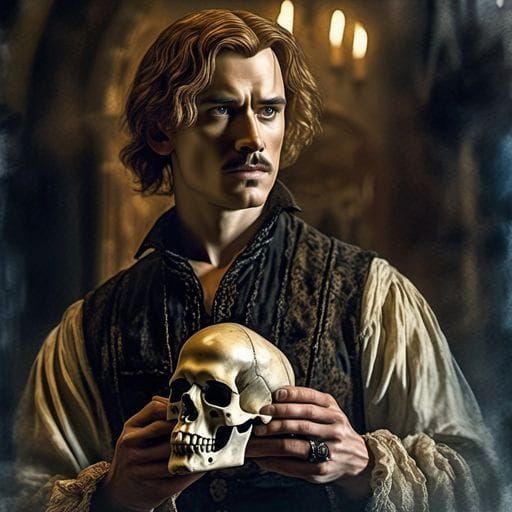 Hamlet's Contemplation: A Theatrical Still Life