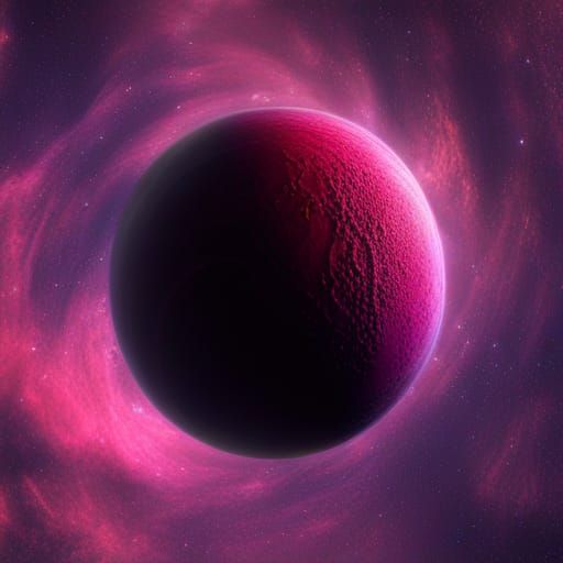 Distant Planet with Green Oceans and Two Moons