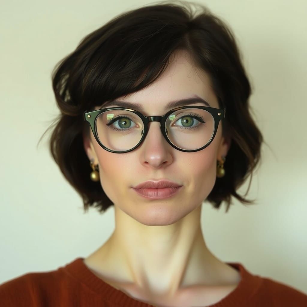 Radiant Woman Exuding Inner Strength and Confidence