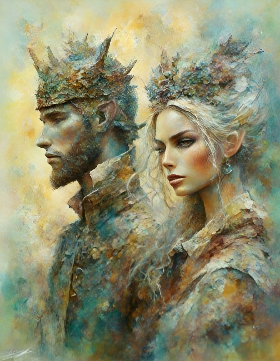 Elf with Pointy Ears Close-Up