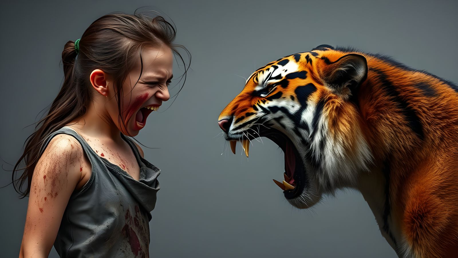 angry tigers