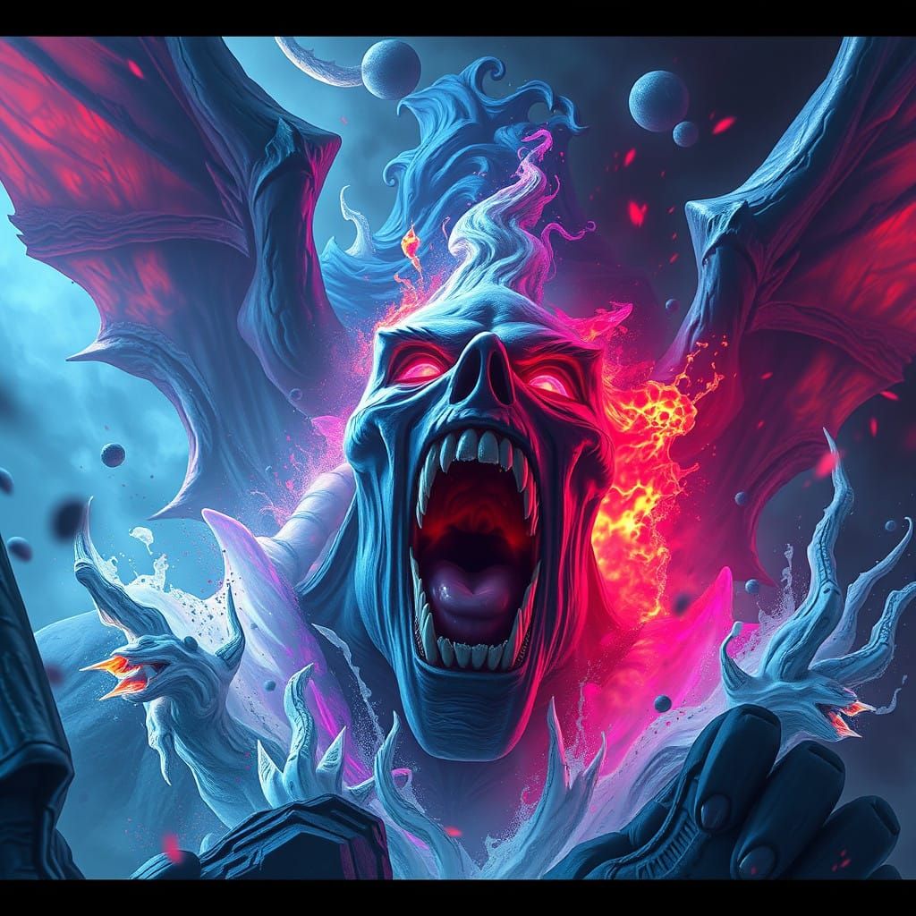 Epic Fantasy Concept Art in Deep, Vibrant Color