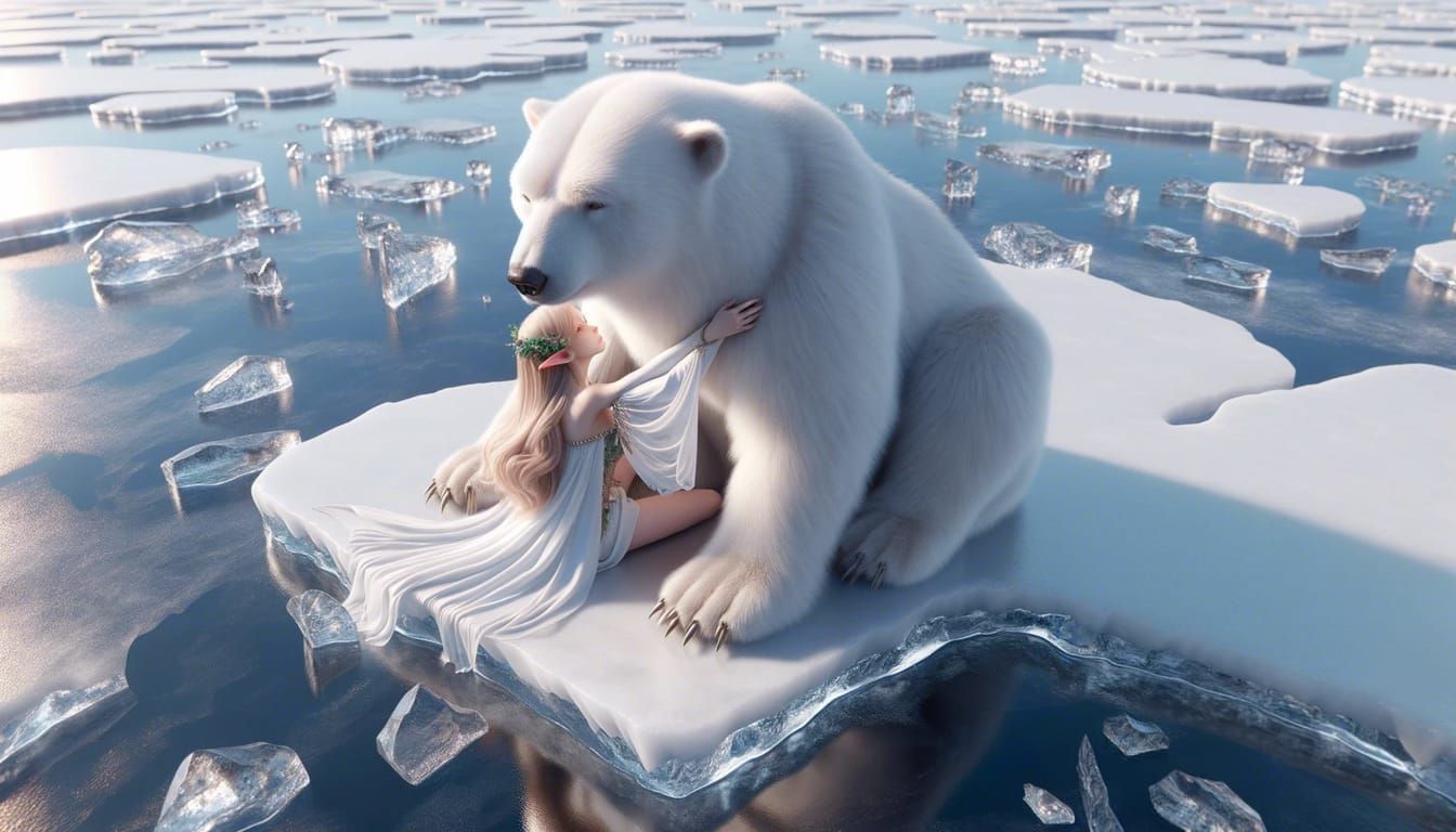 Enchanting Winter Elf Portrait