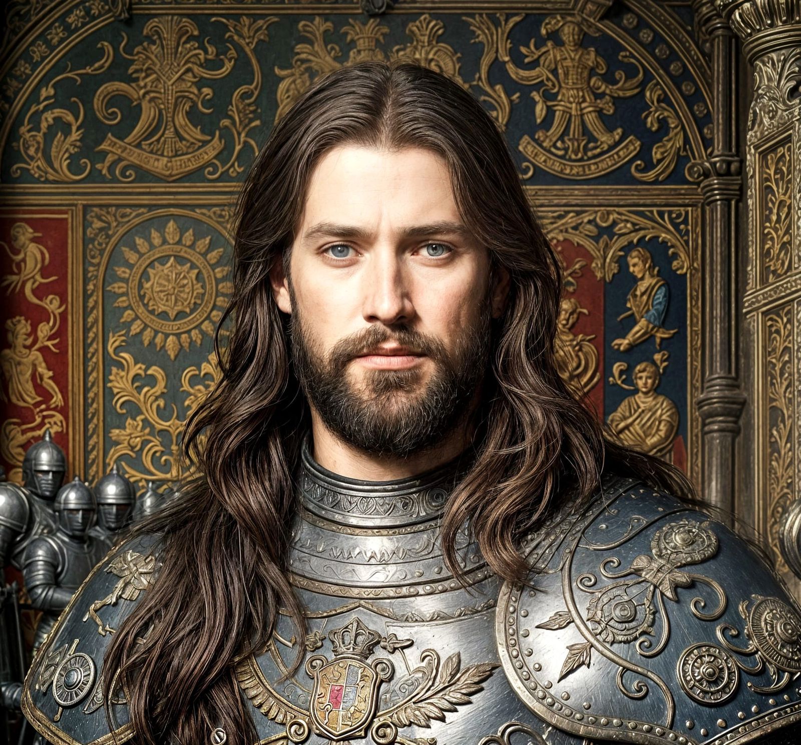 Medieval Portrait of William Marshal in Regal Splendor