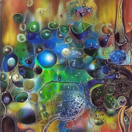 Psychotris Viridis abstract flowing liquidex sparkling twink...