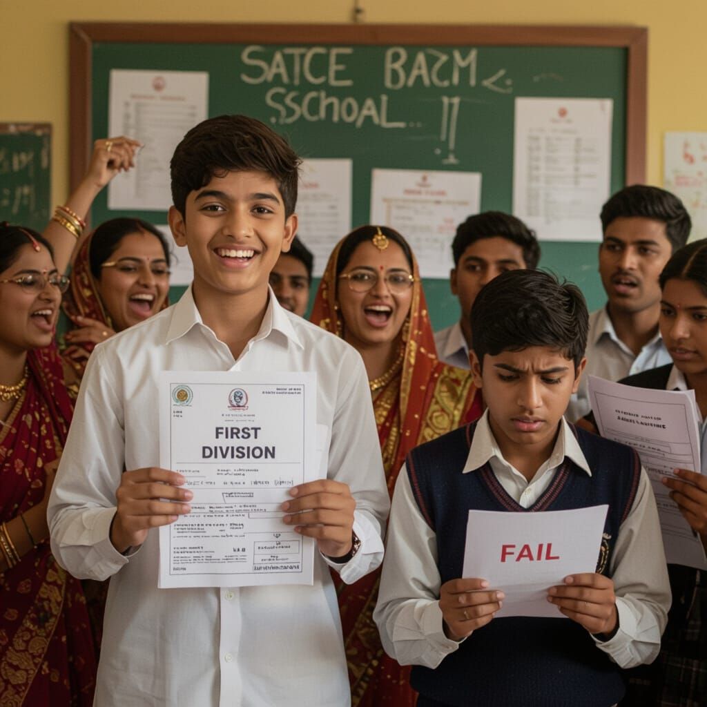 Contrasting Reactions: Success and Disappointment