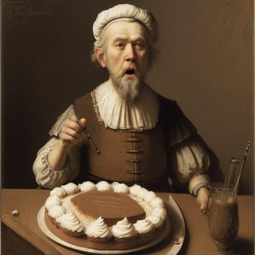 Musical Cake Inspired by Art Masters