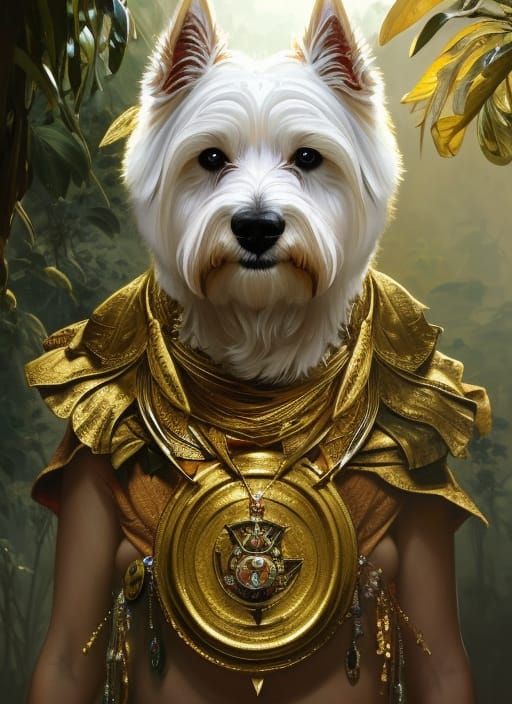 Westie warrior