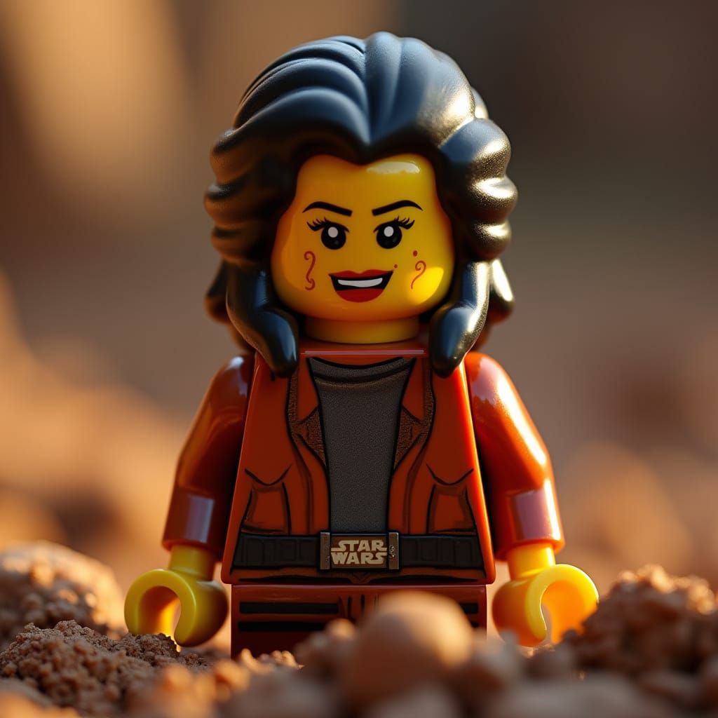 Lego Minifigure in Futuristic Realism