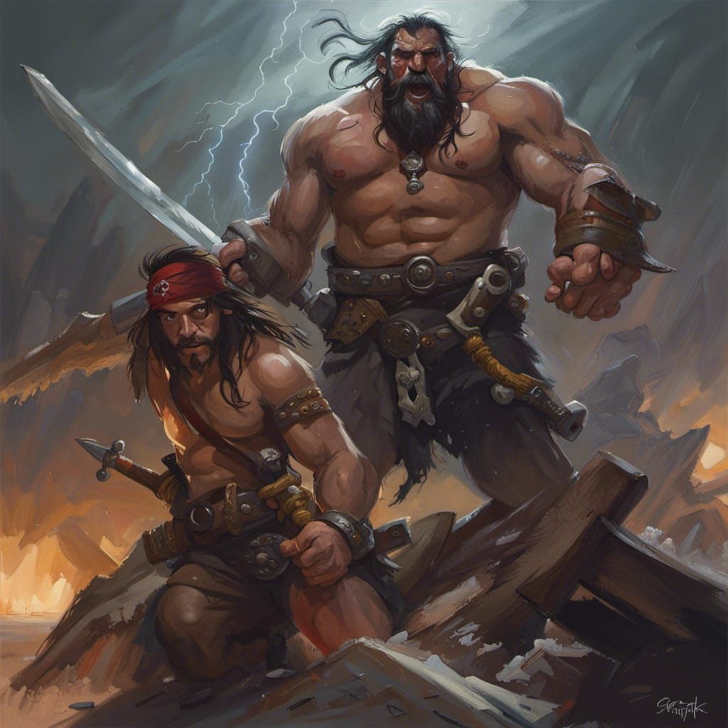 Barbarian and Pirate