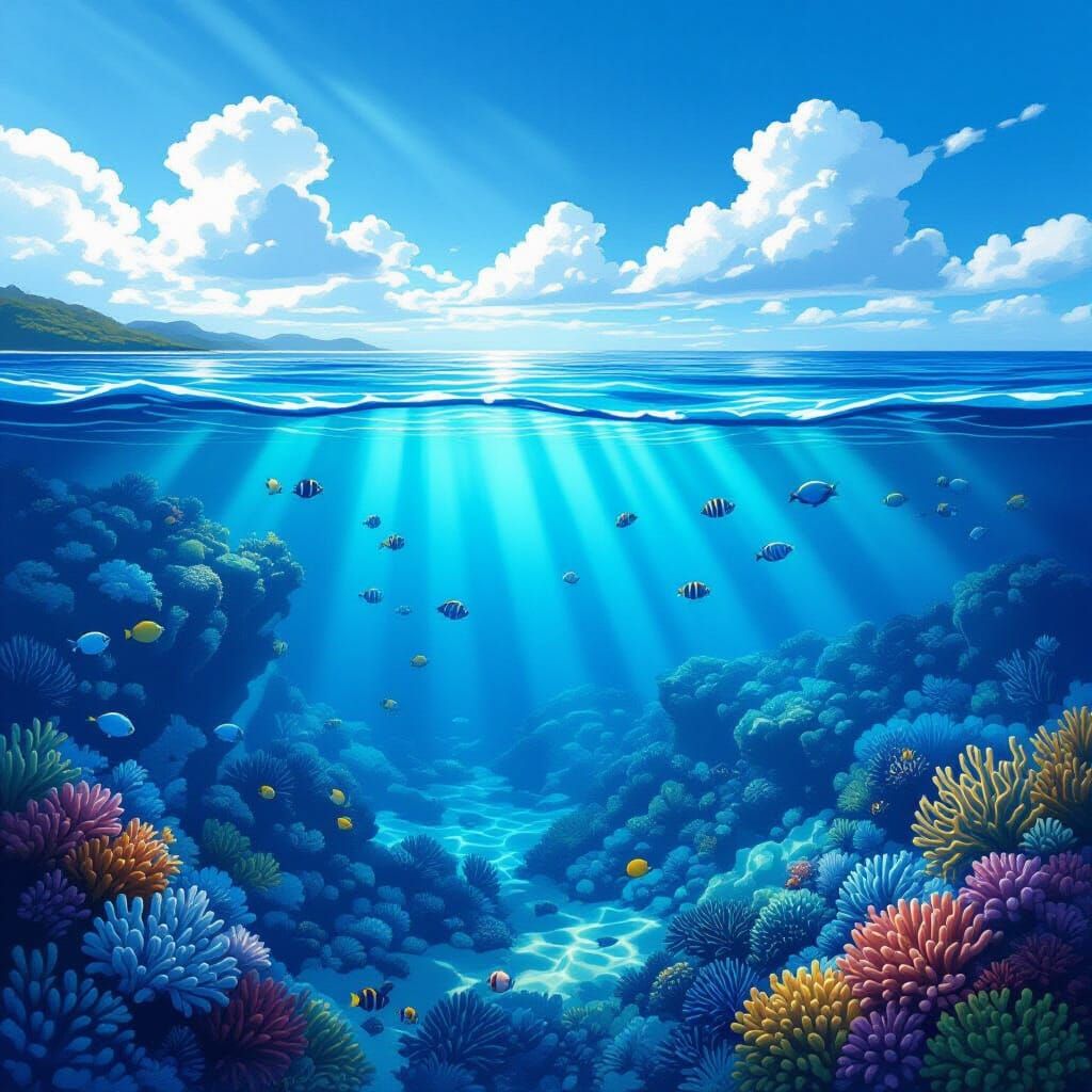 Australia's Great Barrier Reef: Digital Art