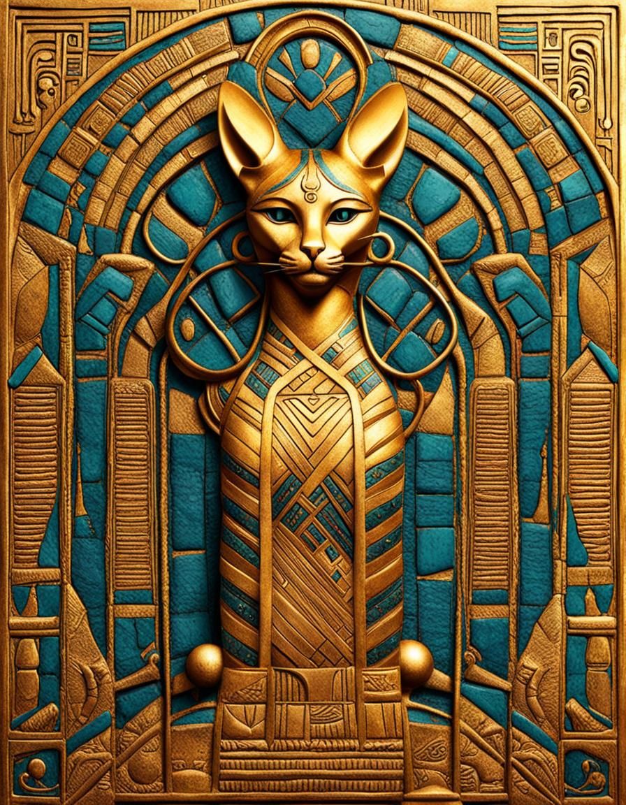 Ancient Egyptian Cat Goddess Bastet
