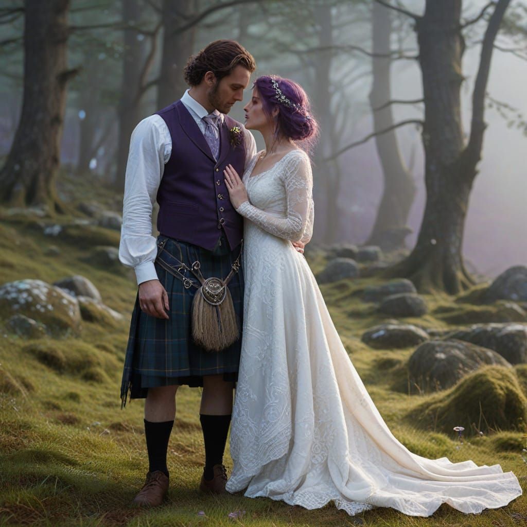 Ethereal Celtic Wedding in Mystical Highlands