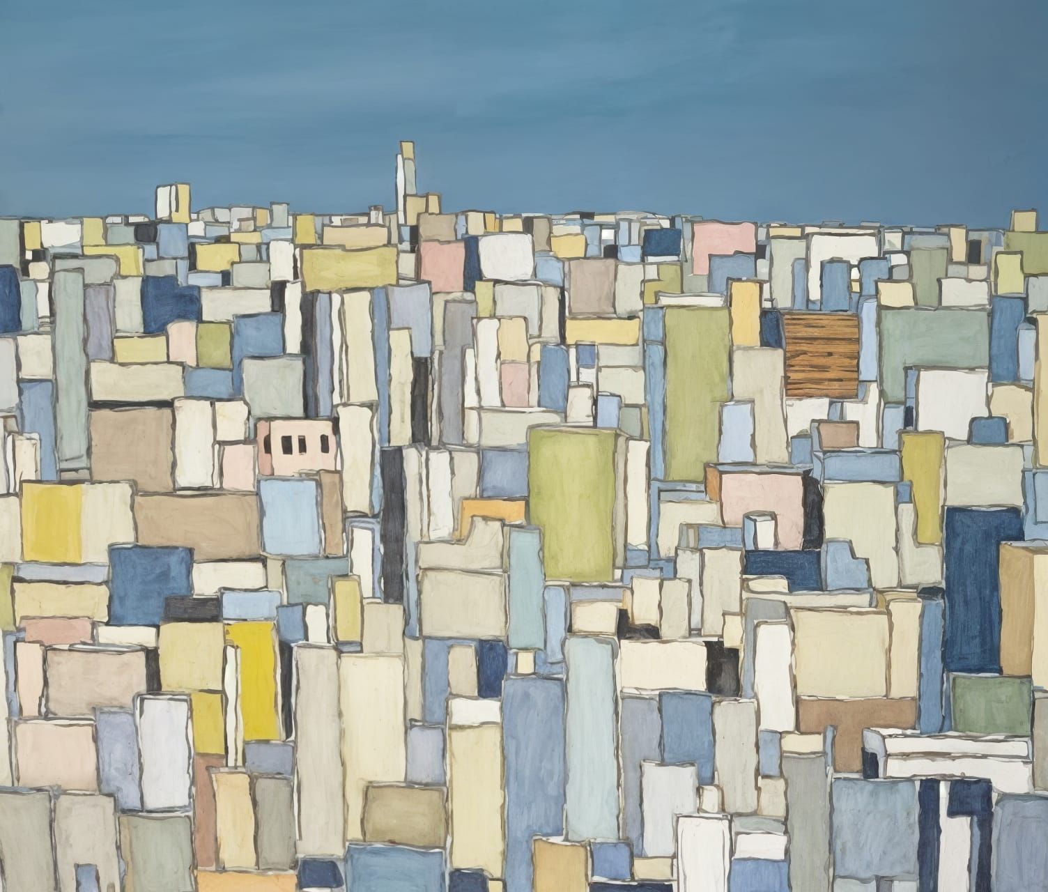 Urban Abstract Art in High Density