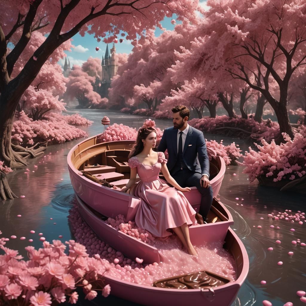 Candy Boat Ride on Chocolate River
