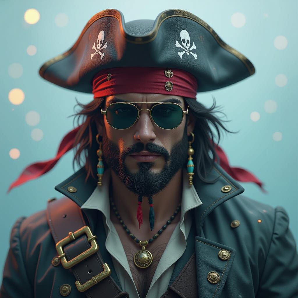 Pirate Fashion Concept Art in Dynamic Lighting