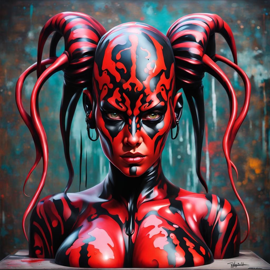 Darth Talon as Graffiti Splash Art