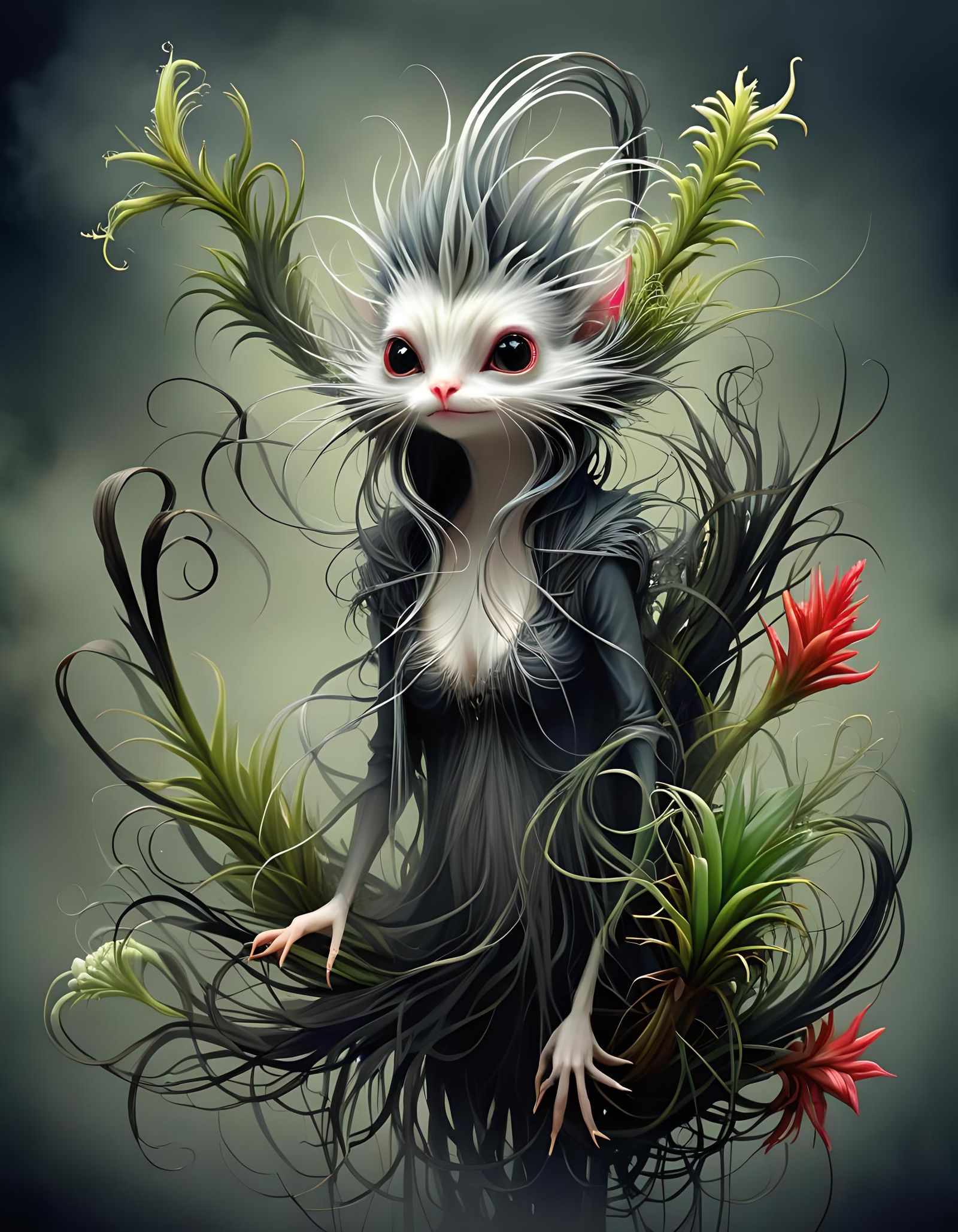 Humorous Flora and Fauna with Air Plants