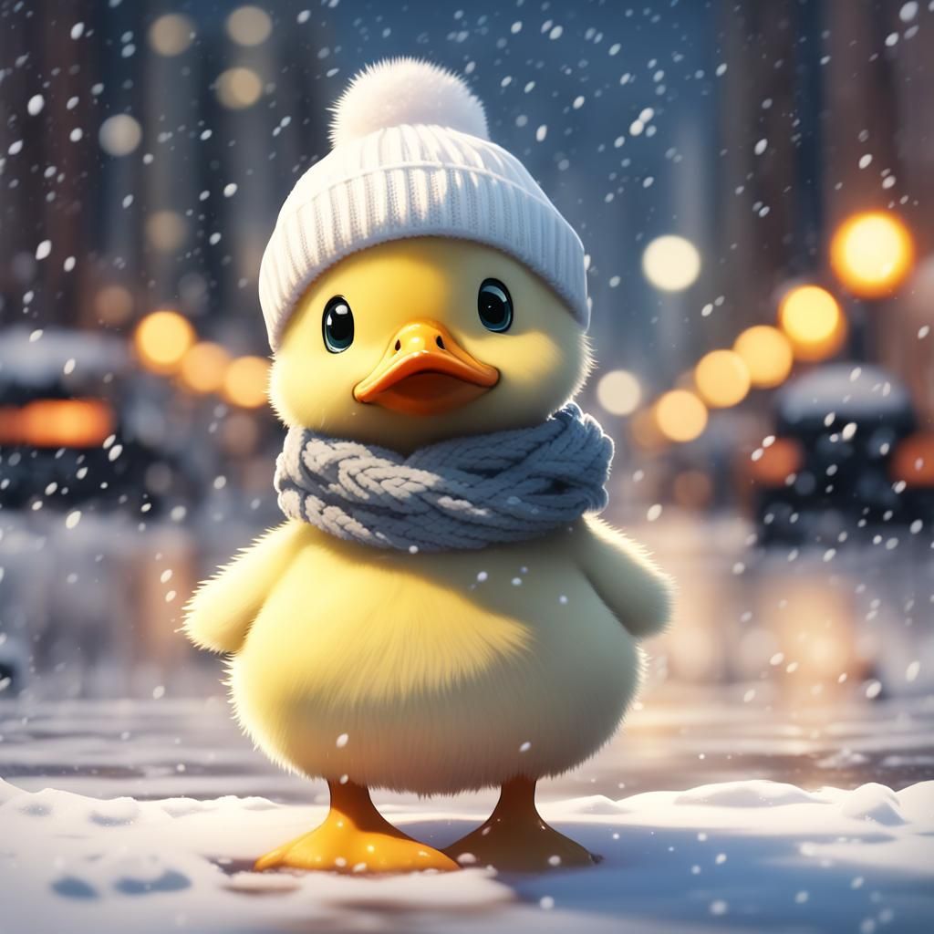 Ducking in winter