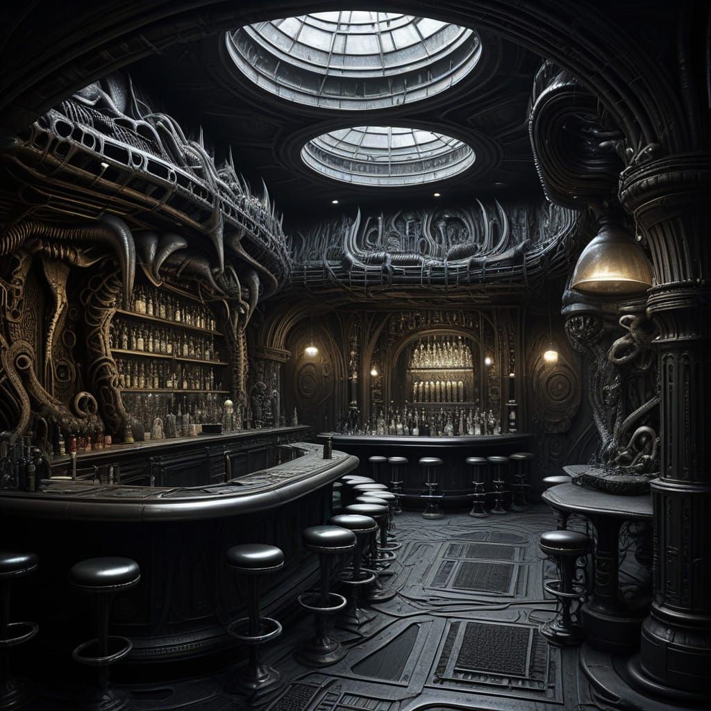 Twisted Bar in a Dreamlike Atmosphere