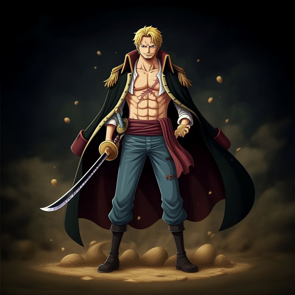 Sand Logia Pirate Concept Art in One Piece Style