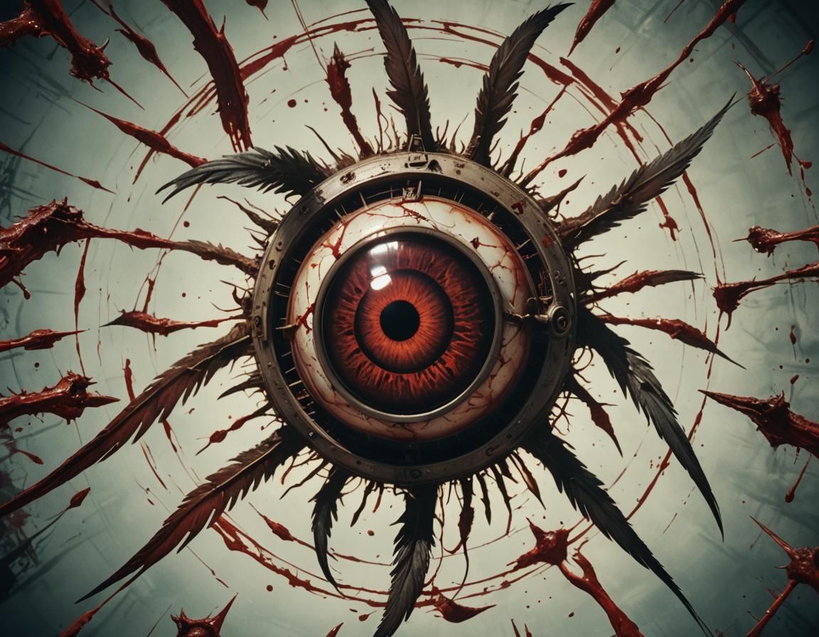 Biblically Accurate Angel with Ringed Wings