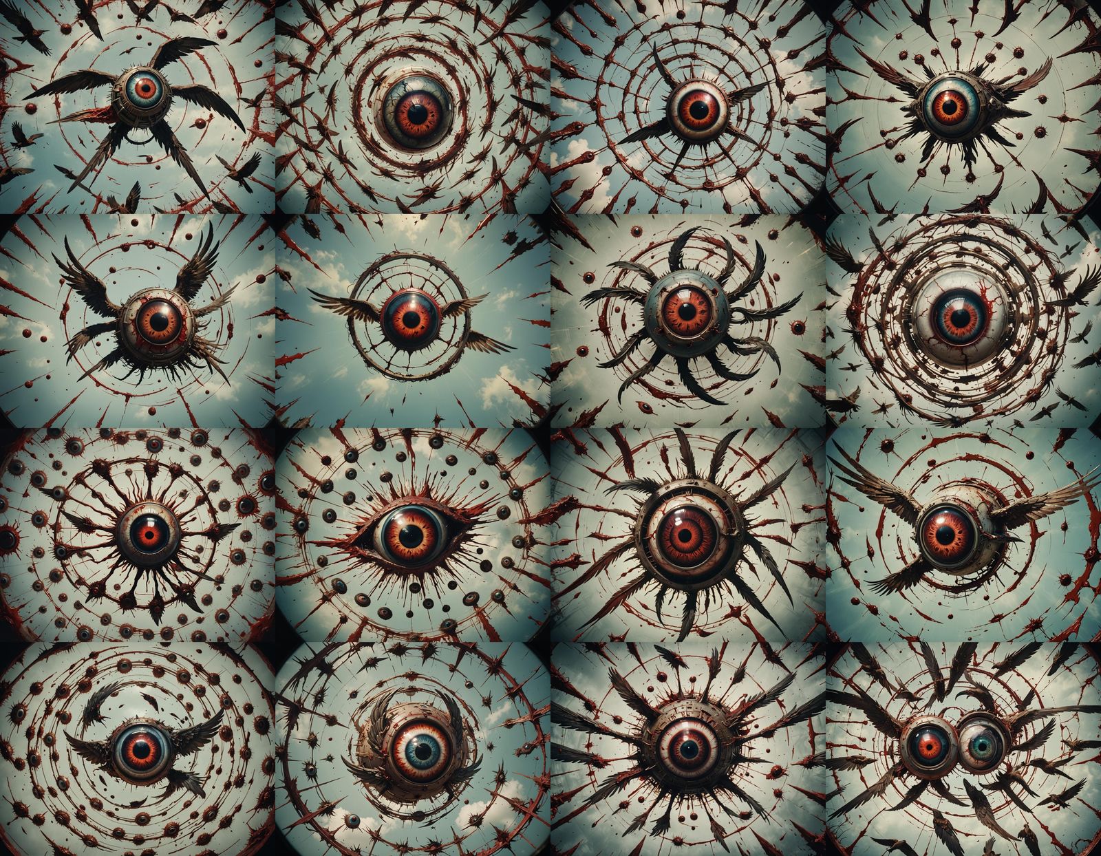 Biblically Accurate Angel with Intersecting Rings