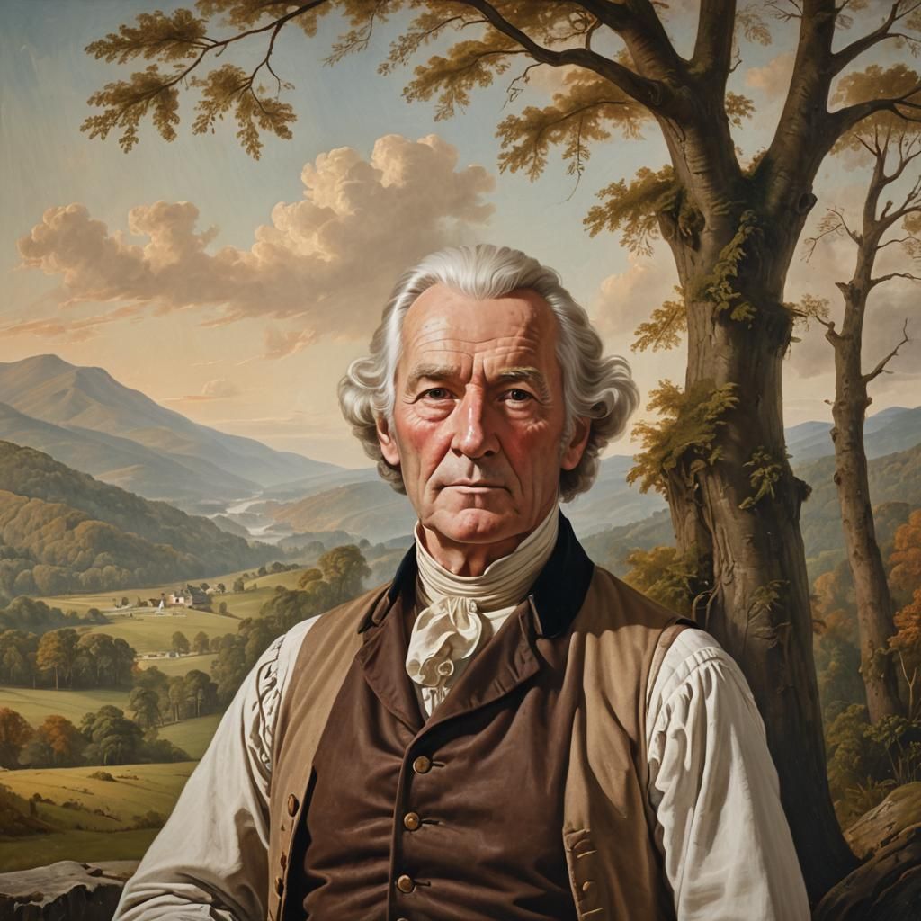 Neoclassical Portrait of an Elderly Gentleman