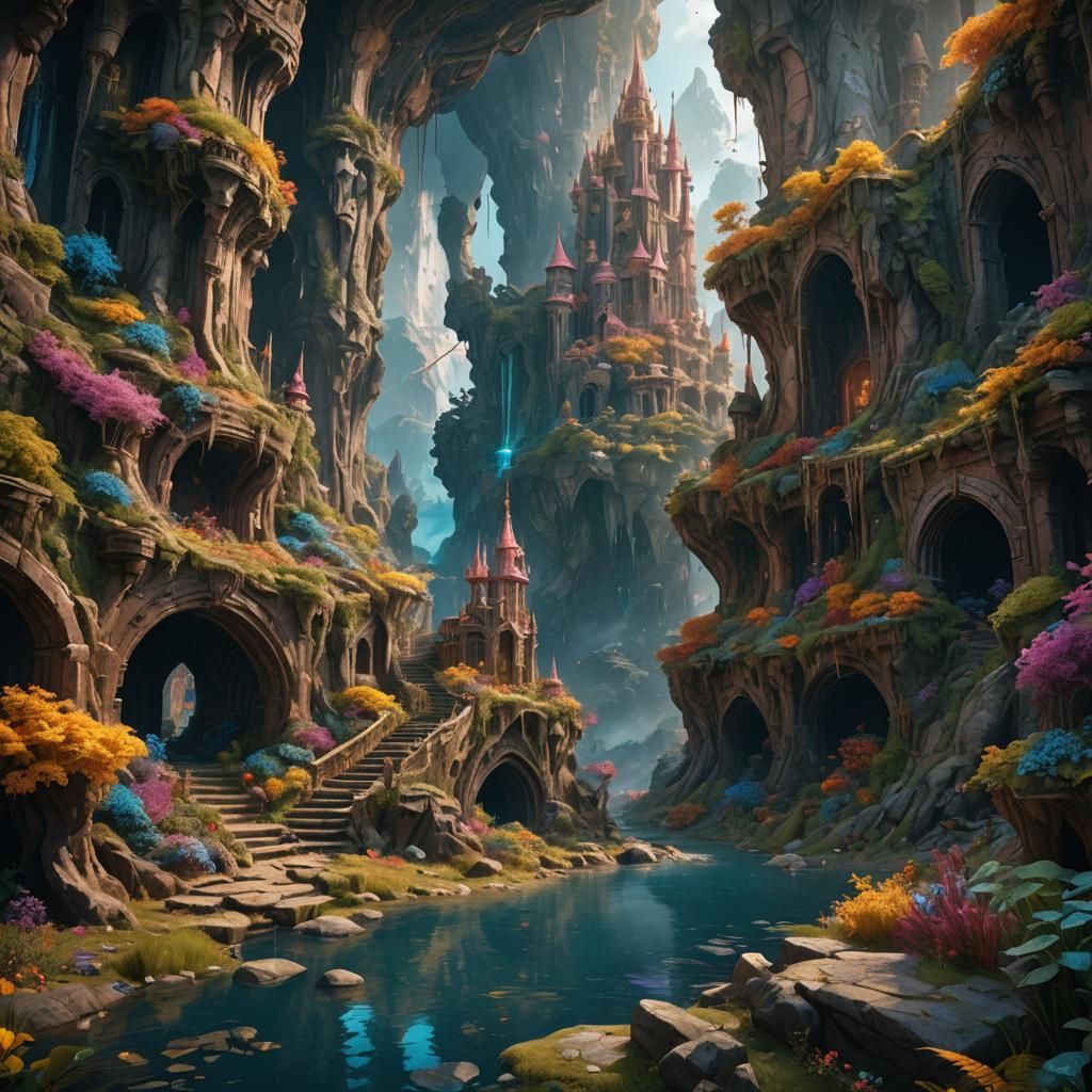 Fantastical Matte Painting in Unreal Engine 5