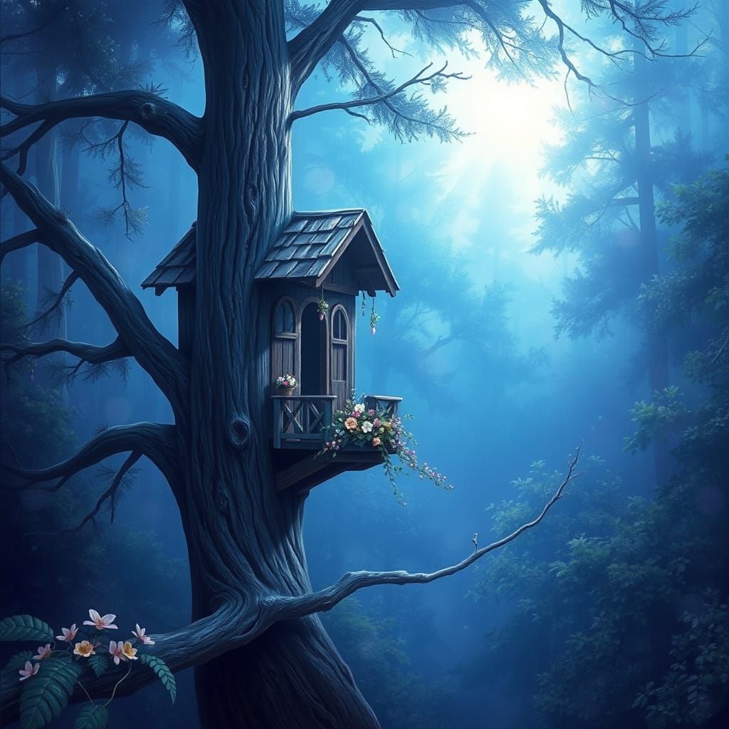 Treehouse in the Mist