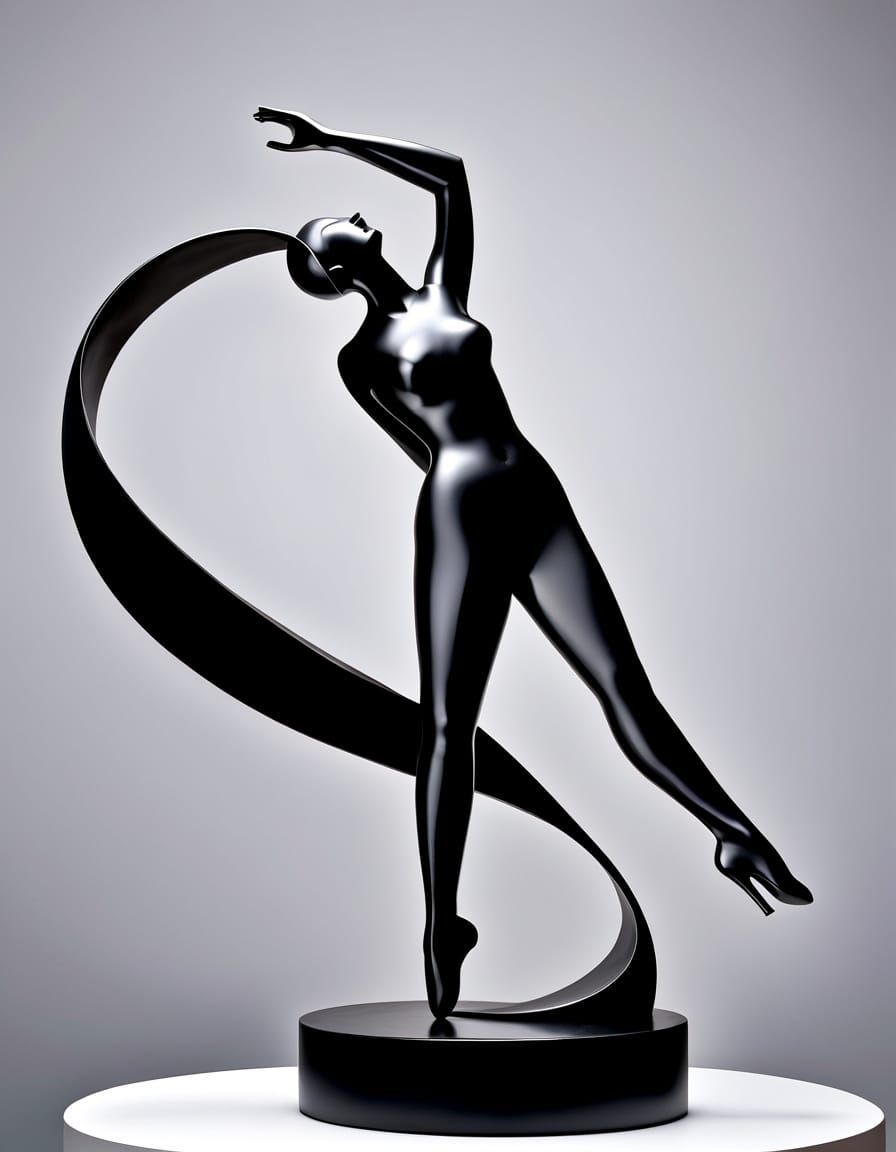 Ballerina in Geometric Harmony