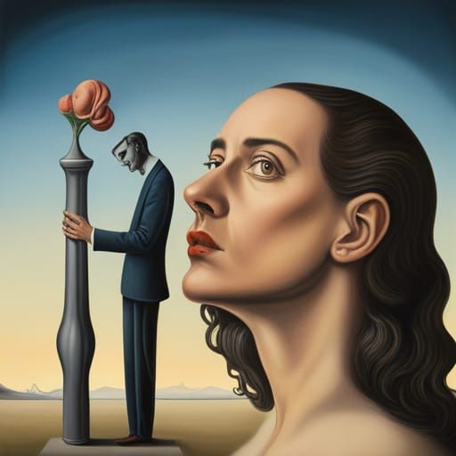 Surreal Imaginary Wife in Salvador Dali Style