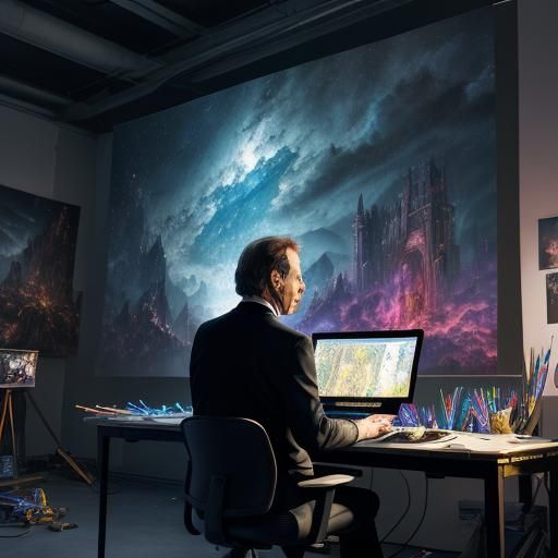 Artist Studio: Digital Matte Painting with AI