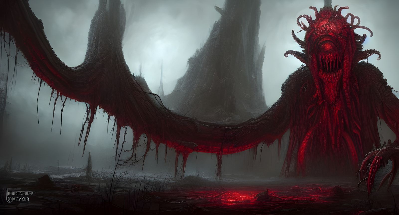 Lovecraftian Elder God in Post-Apocalyptic World