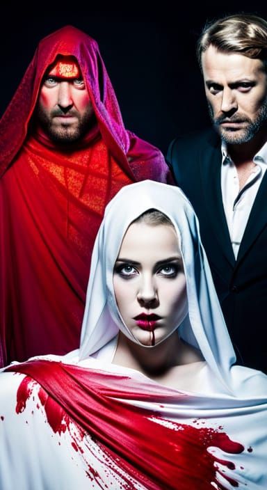 Macbeth's Horror: A Blood-Soaked Ghostly Apparition